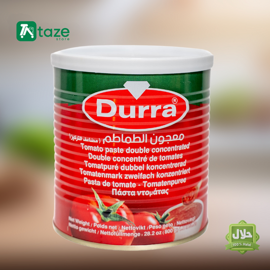 Halal canned food durra tomato paste