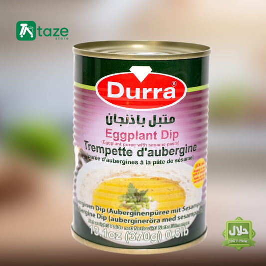 halal canned food durra spiced eggplant