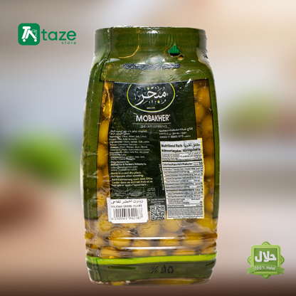 halal canned food mobakher green olives