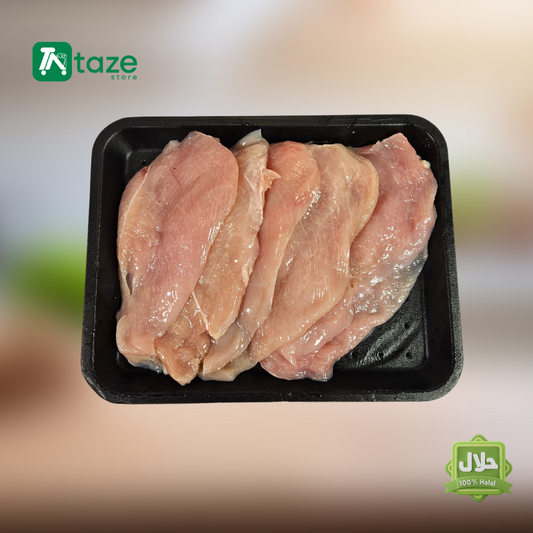 halal meats halal chicken breast-sliced